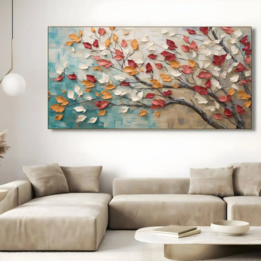 Quadro Stampa su Tela La sinfonia delle foglie - CupidoDesign