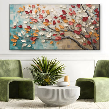Quadro Stampa su Tela La sinfonia delle foglie - CupidoDesign