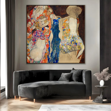 Quadro Stampa su Tela La Sposa, Klimt - CupidoDesign