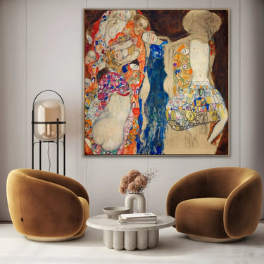 Quadro Stampa su Tela La Sposa, Klimt - CupidoDesign