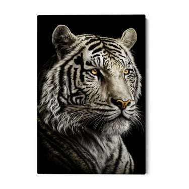 Quadro Stampa su Tela La Tigre Bianca - CupidoDesign