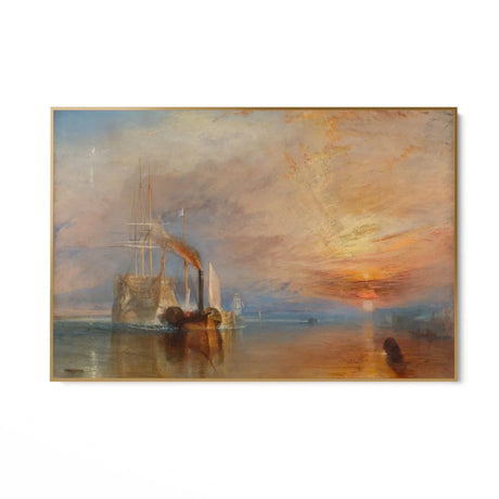 Quadro Stampa su Tela La valorosa Téméraire, William Turner - CupidoDesign