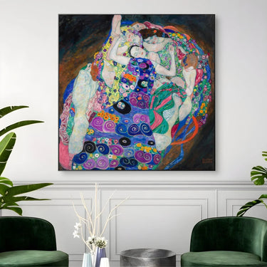 Quadro Stampa su Tela La Vergine, Gustav Klimt - CupidoDesign