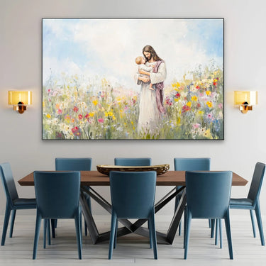 Quadro Stampa su Tela L'abbraccio della fede - CupidoDesign
