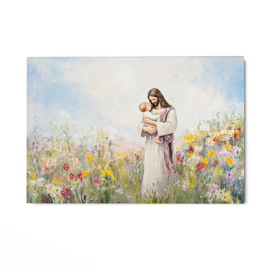Quadro Stampa su Tela L'abbraccio della fede - CupidoDesign
