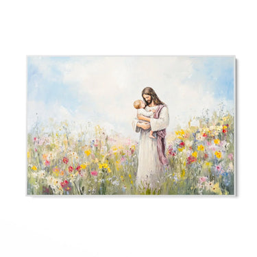 Quadro Stampa su Tela L'abbraccio della fede - CupidoDesign