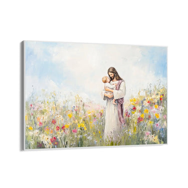 Quadro Stampa su Tela L'abbraccio della fede - CupidoDesign