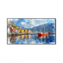 Quadro Stampa su Tela Laguna di Luce - CupidoDesign