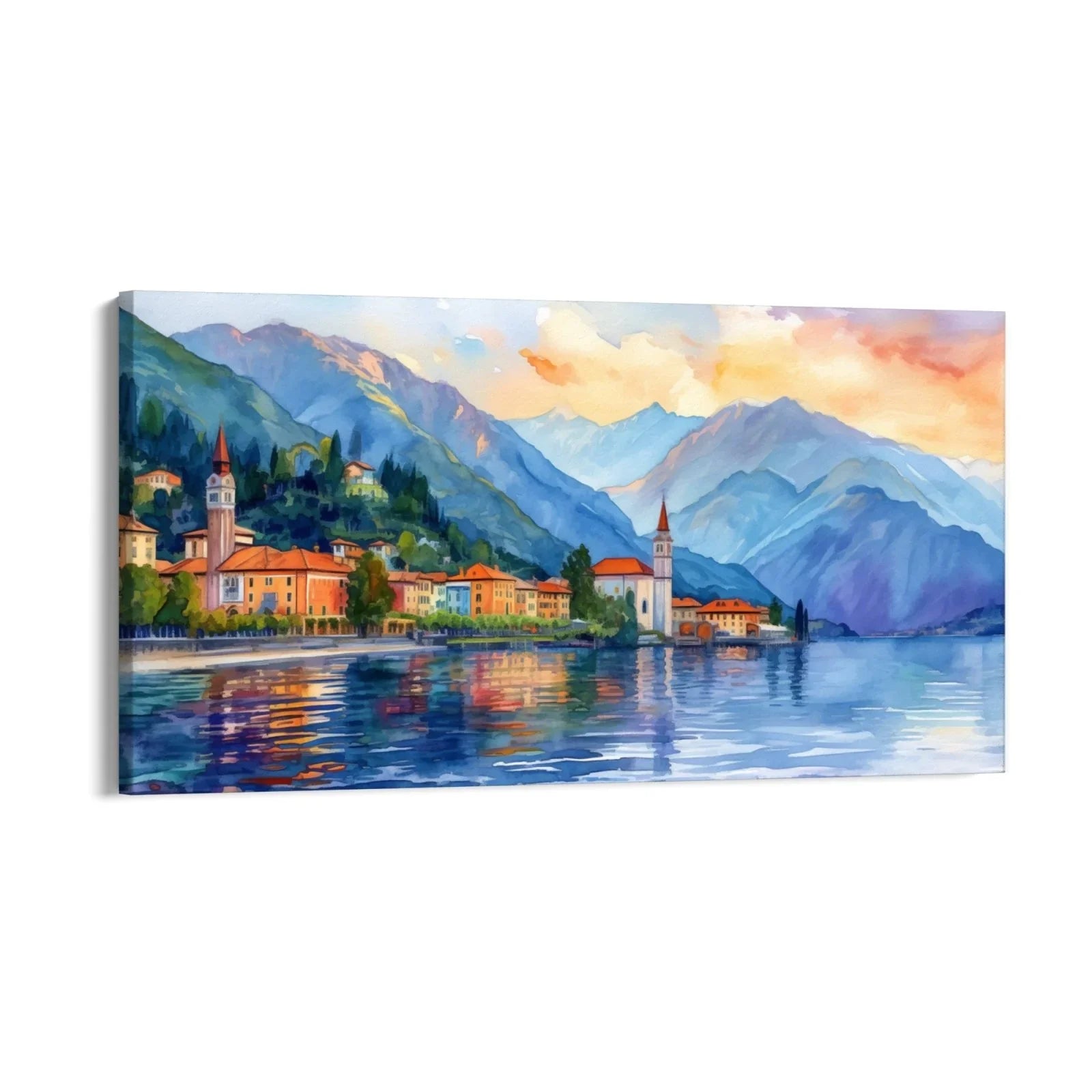 Quadro Stampa su Tela Laguna Incantata - CupidoDesign