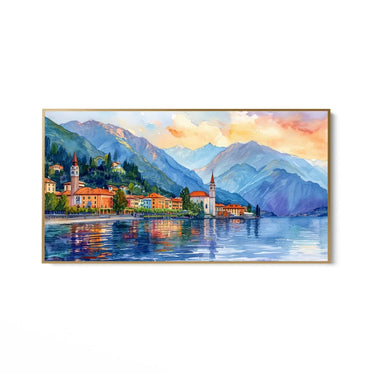 Quadro Stampa su Tela Laguna Incantata - CupidoDesign