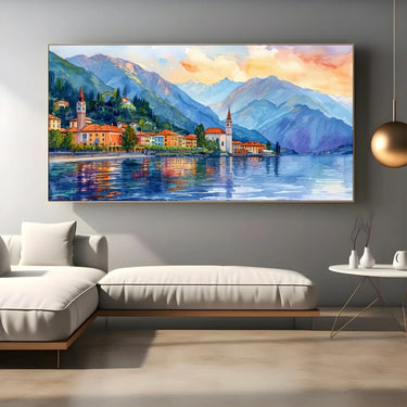 Quadro Stampa su Tela Laguna Incantata - CupidoDesign