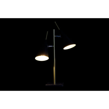 DKD Home Decor Stolná lampa 25W Čierna zlatá 220 V Moderná (38 x 16 x 64 cm)