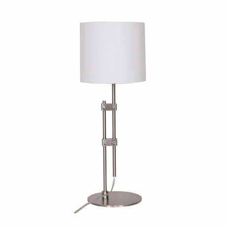 Lampada da tavolo DKD Home Decor Argentato Metallo Bianco Moderno (23 x 23 x 64 cm) - CupidoDesign