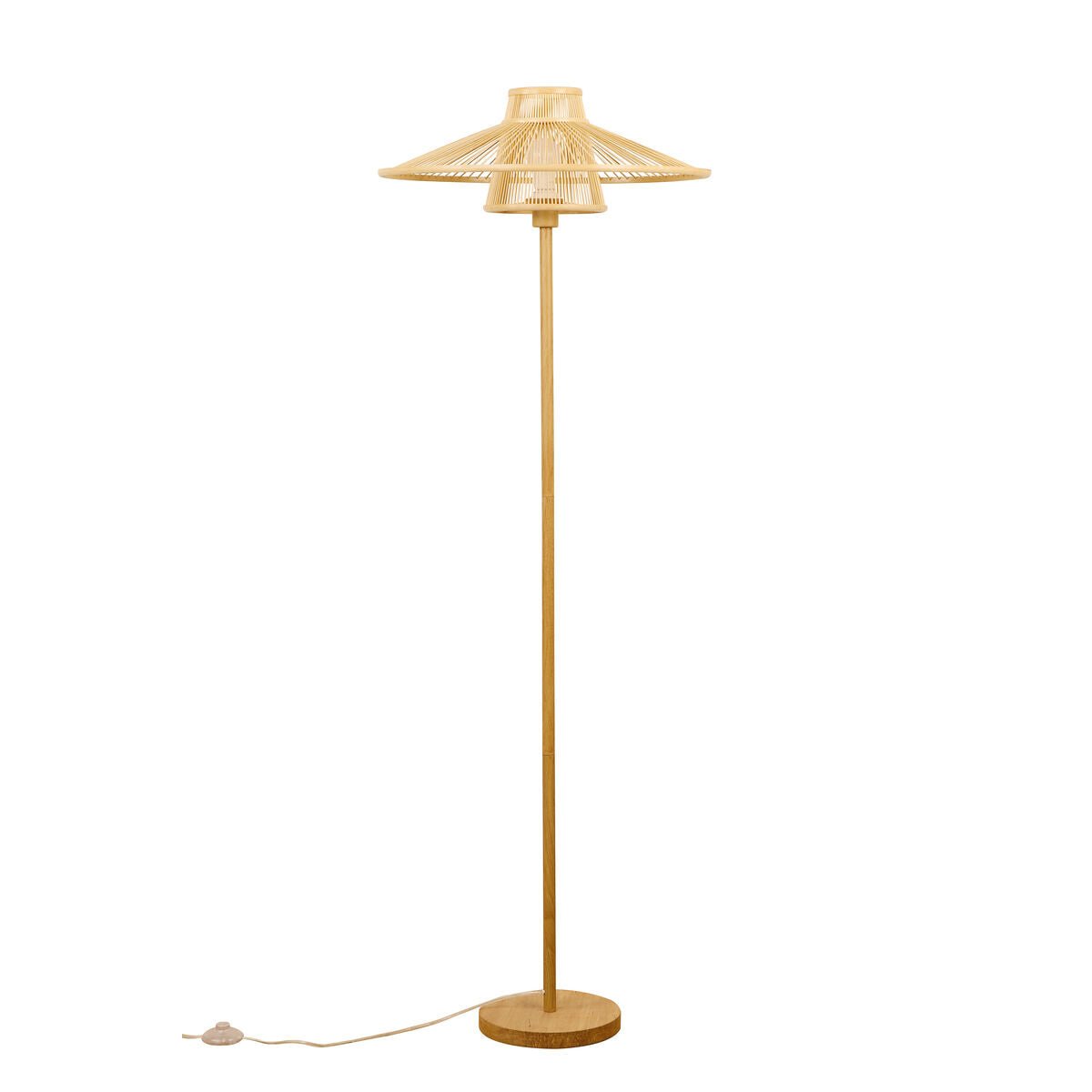 Lampada da Terra DKD Home Decor Bambù (56 x 56 x 163 cm) - CupidoDesign