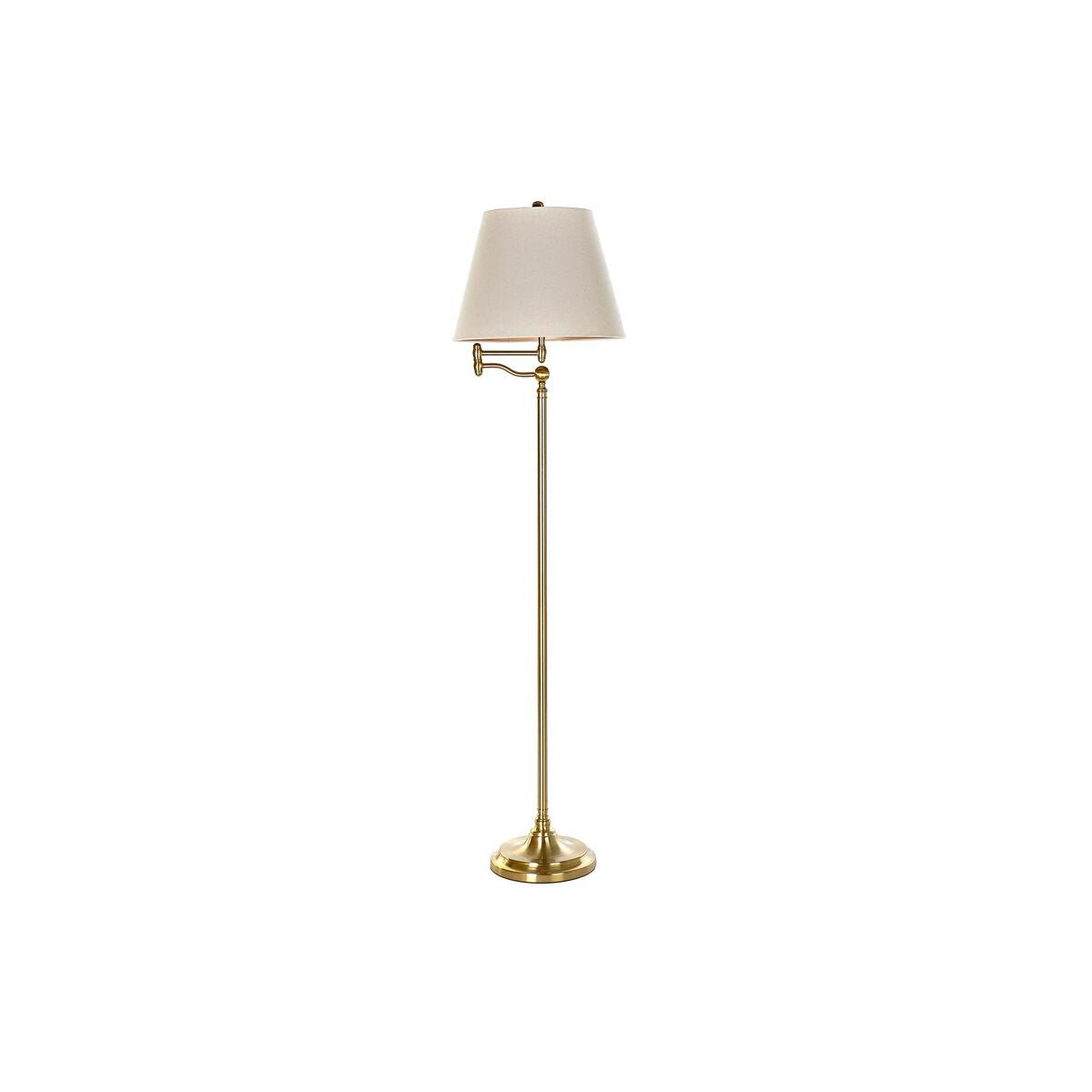 Lampada da Terra DKD Home Decor Beige Dorato Metallo Poliestere (41 x 41 x 160 cm) - CupidoDesign