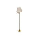 Lampada da Terra DKD Home Decor Beige Dorato Metallo Poliestere (41 x 41 x 160 cm) - CupidoDesign