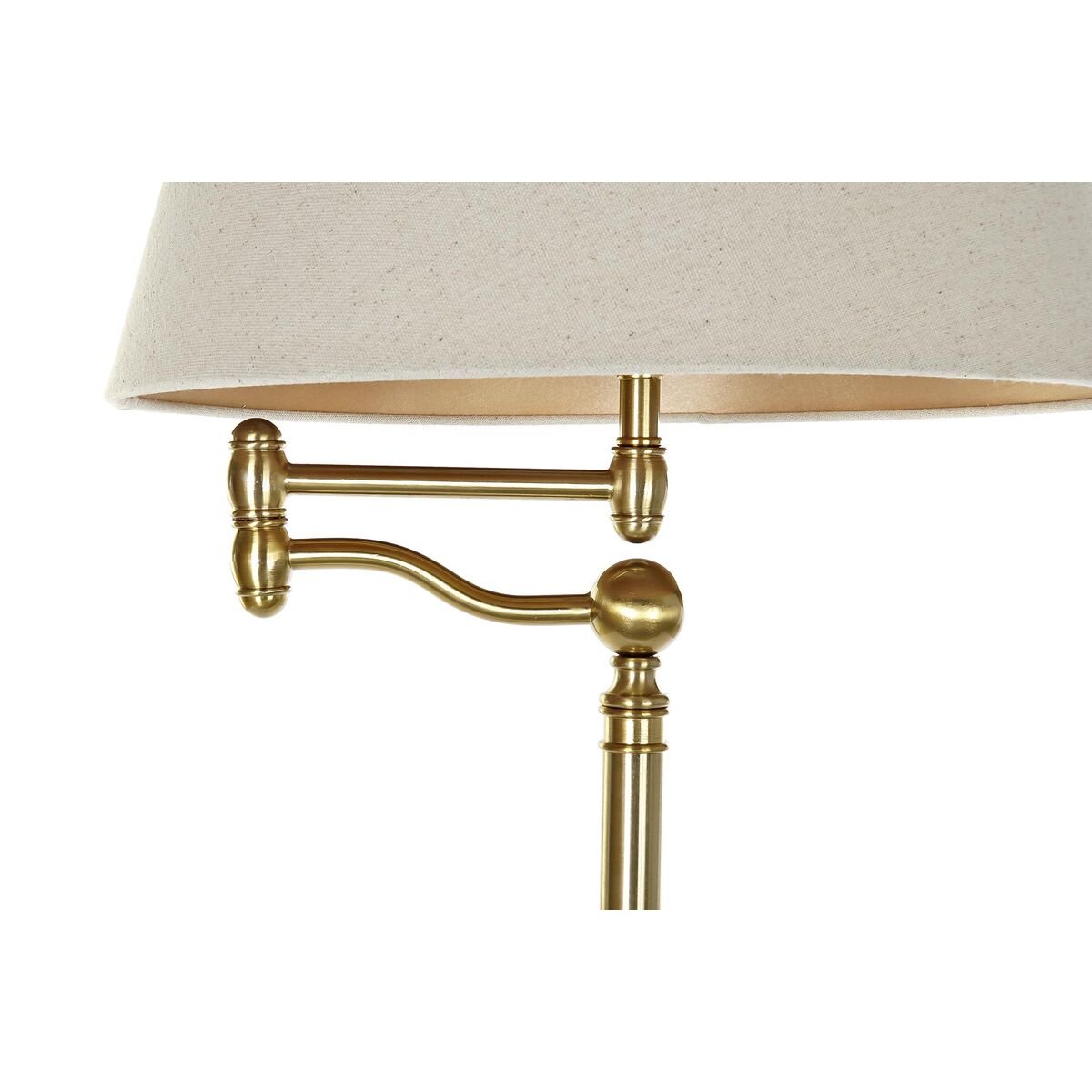 Lampada da Terra DKD Home Decor Beige Dorato Metallo Poliestere (41 x 41 x 160 cm) - CupidoDesign