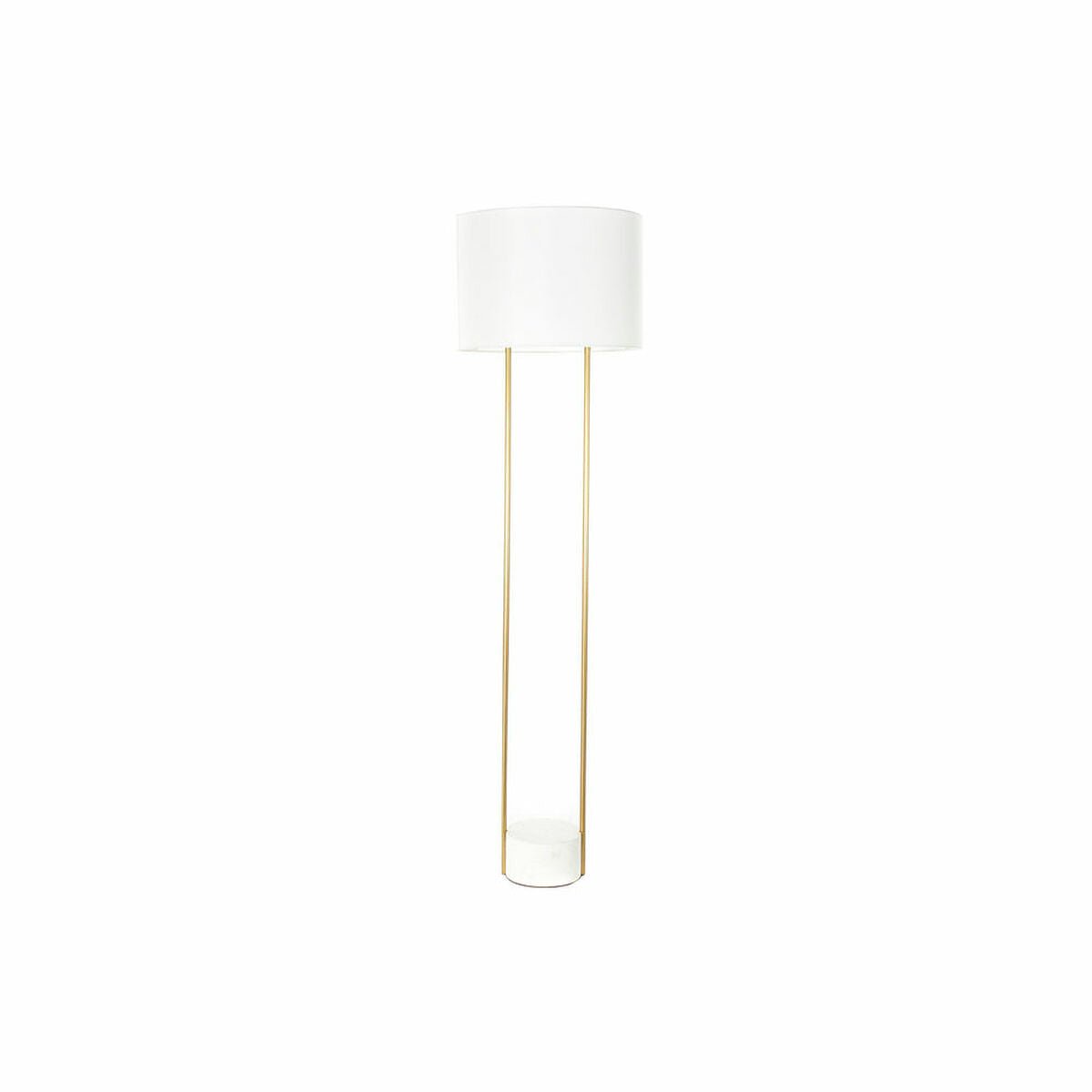 Lampada da Terra DKD Home Decor Bianco Dorato Metallo Marmo 50 W 220 V 48 x 48 x 170 cm - CupidoDesign