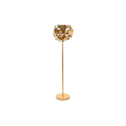 DKD – lampadaire géométrique moderne en métal doré, décoration d'intérieur (28x28x103 cm)