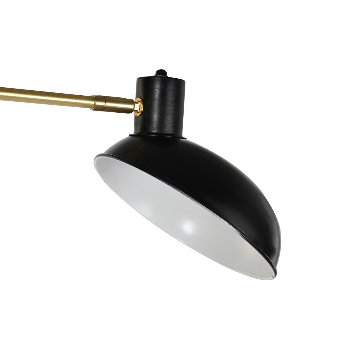 Lámpara de pie DKD Home Decor Metal dorado negro 50 W 220 V 120 x 30 x 174 cm