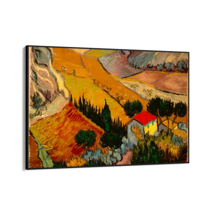 Landscape with House and Ploughman, Vincent Van Gogh