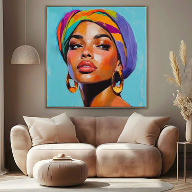 Quadro Stampa su Tela L’attimo di un viso - CupidoDesign