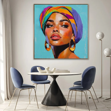 Quadro Stampa su Tela L’attimo di un viso - CupidoDesign