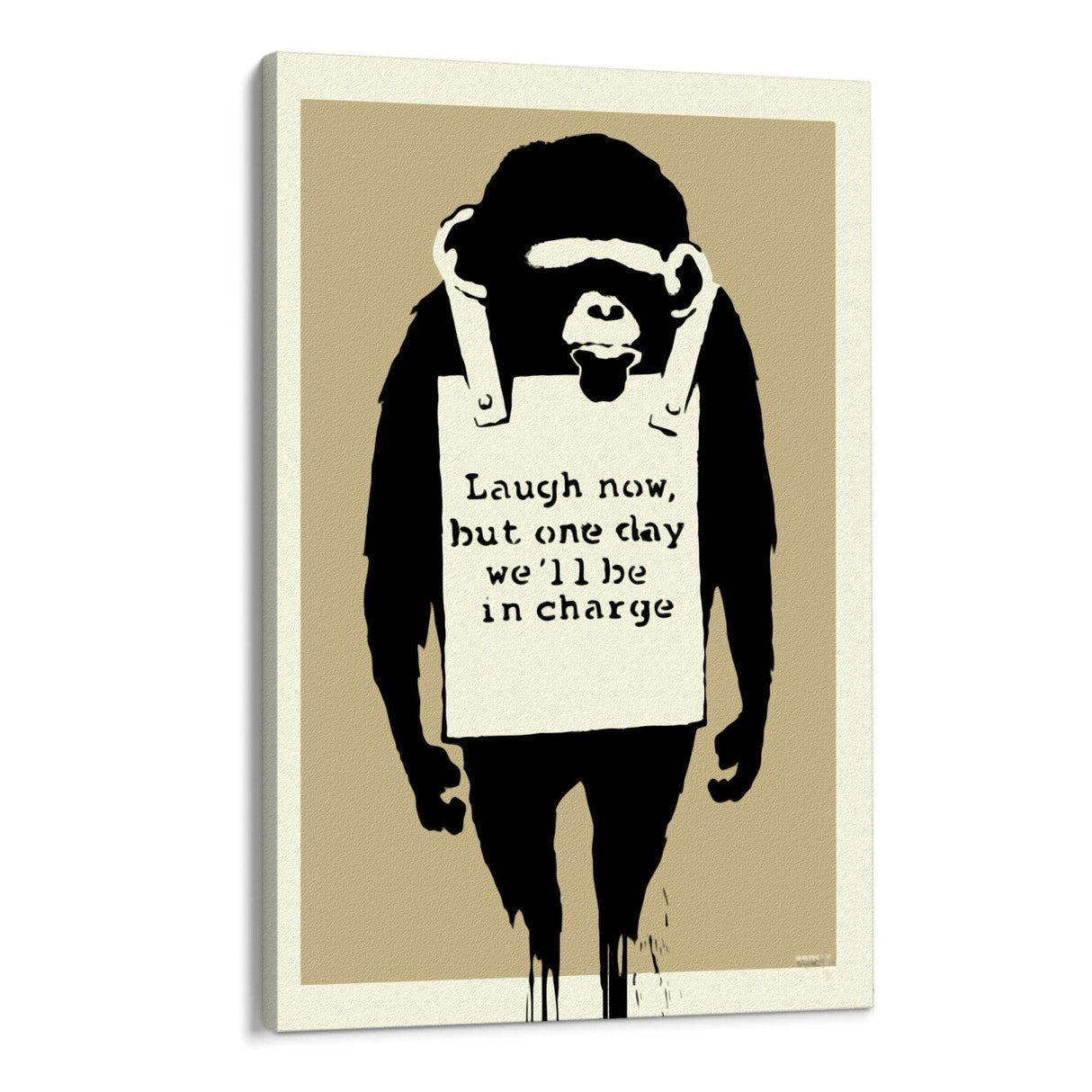 Laugh Now, Banksy - CupidoDesign