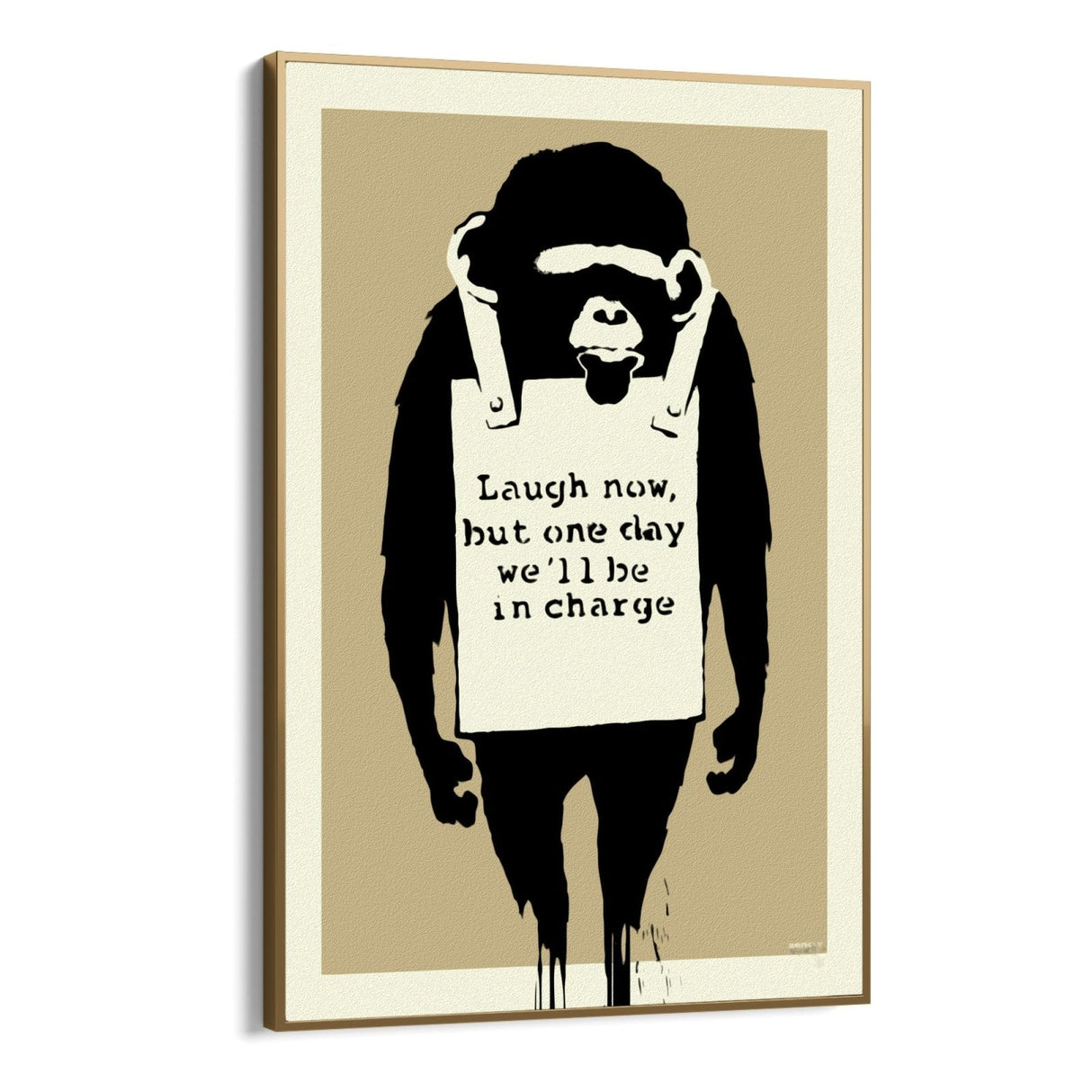 Laugh Now, Banksy - CupidoDesign