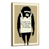 Laugh Now, Banksy - CupidoDesign