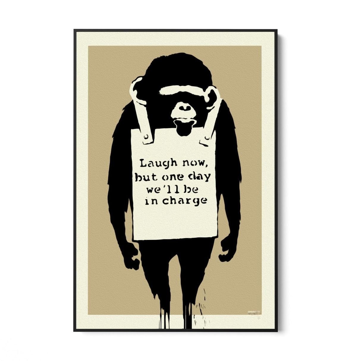 Laugh Now, Banksy - CupidoDesign