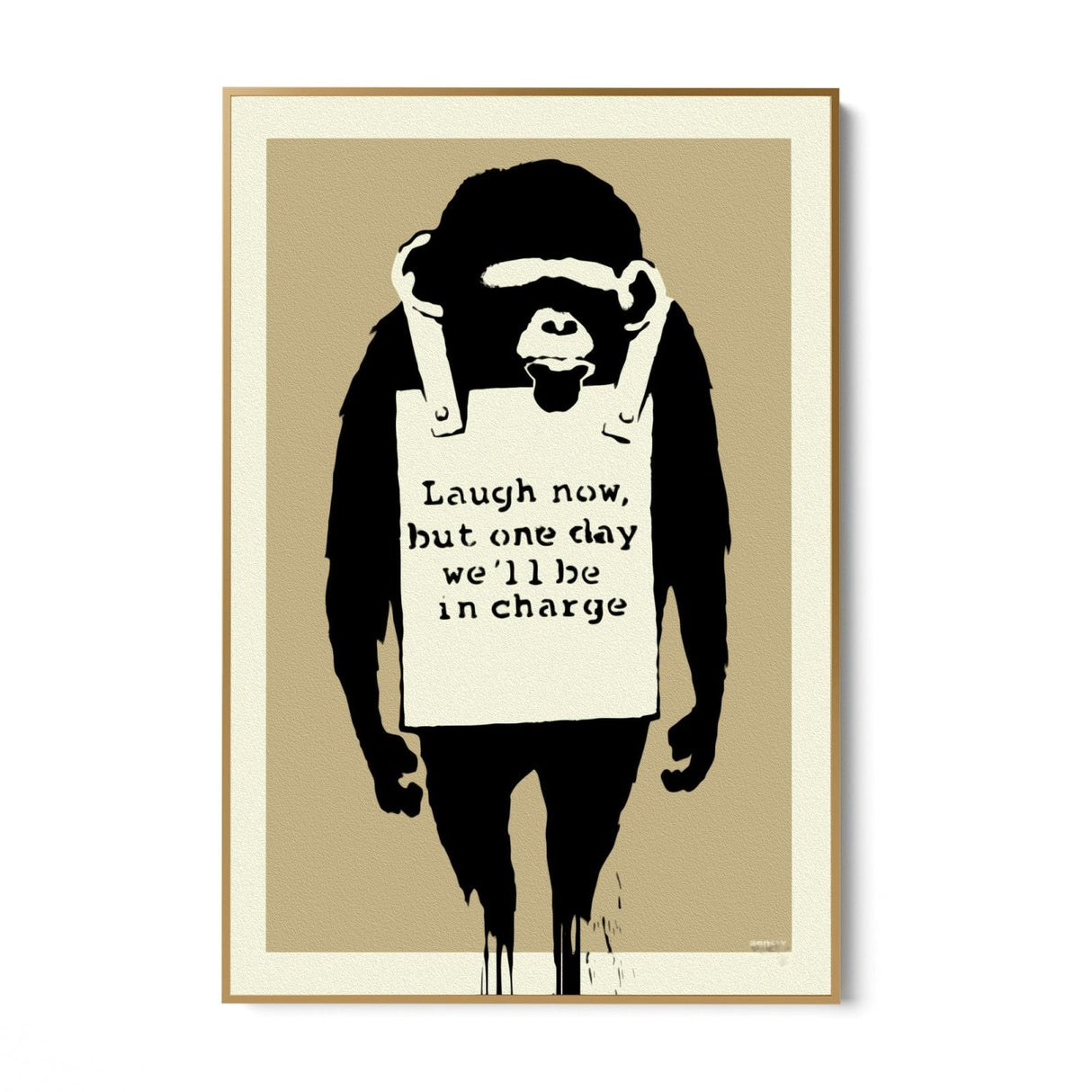 Laugh Now, Banksy - CupidoDesign