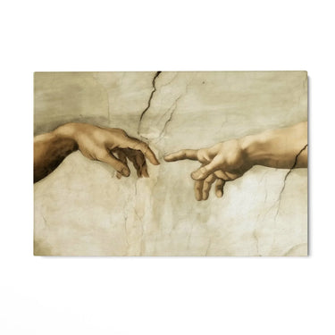 Quadro Stampa su Tela Le mani di Michelangelo - CupidoDesign