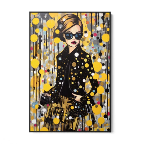 Quadro Stampa su Tela L'Eleganza Brillante - CupidoDesign