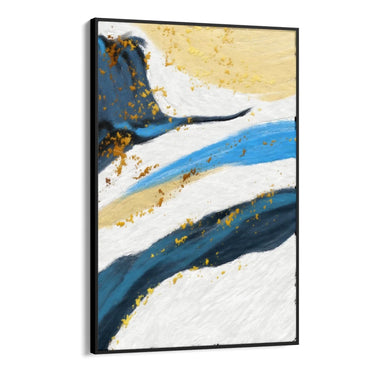 Quadro Stampa su Tela Lentiggini dorate 120x80cm Con cornice Nera - CupidoDesign