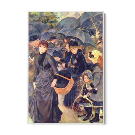 Quadro Stampa su Tela Les Parapluies, Pierre-Auguste Renoir - CupidoDesign