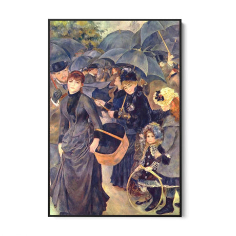 Quadro Stampa su Tela Les Parapluies, Pierre-Auguste Renoir - CupidoDesign