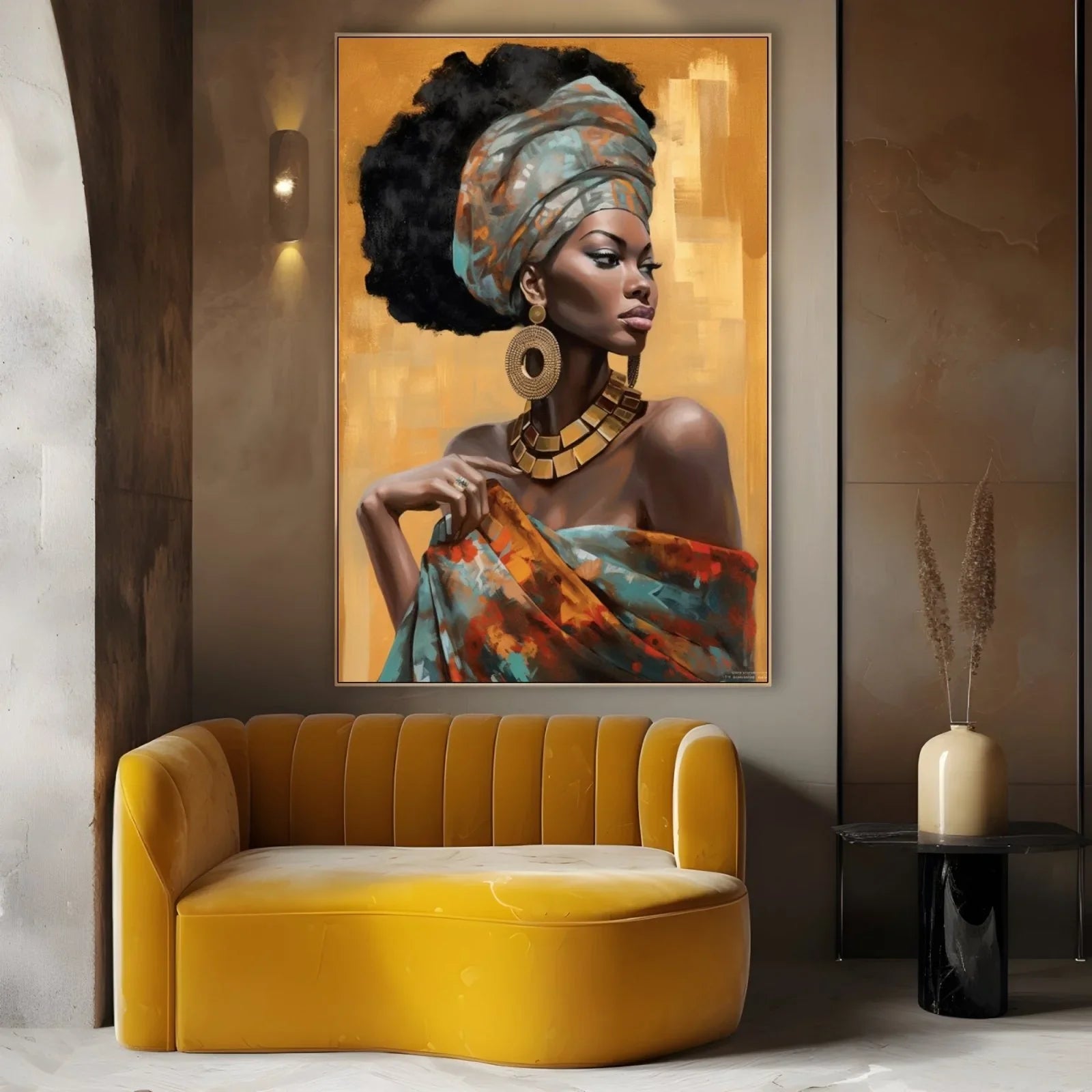 Quadro Stampa su Tela L'esplosione di stile - CupidoDesign