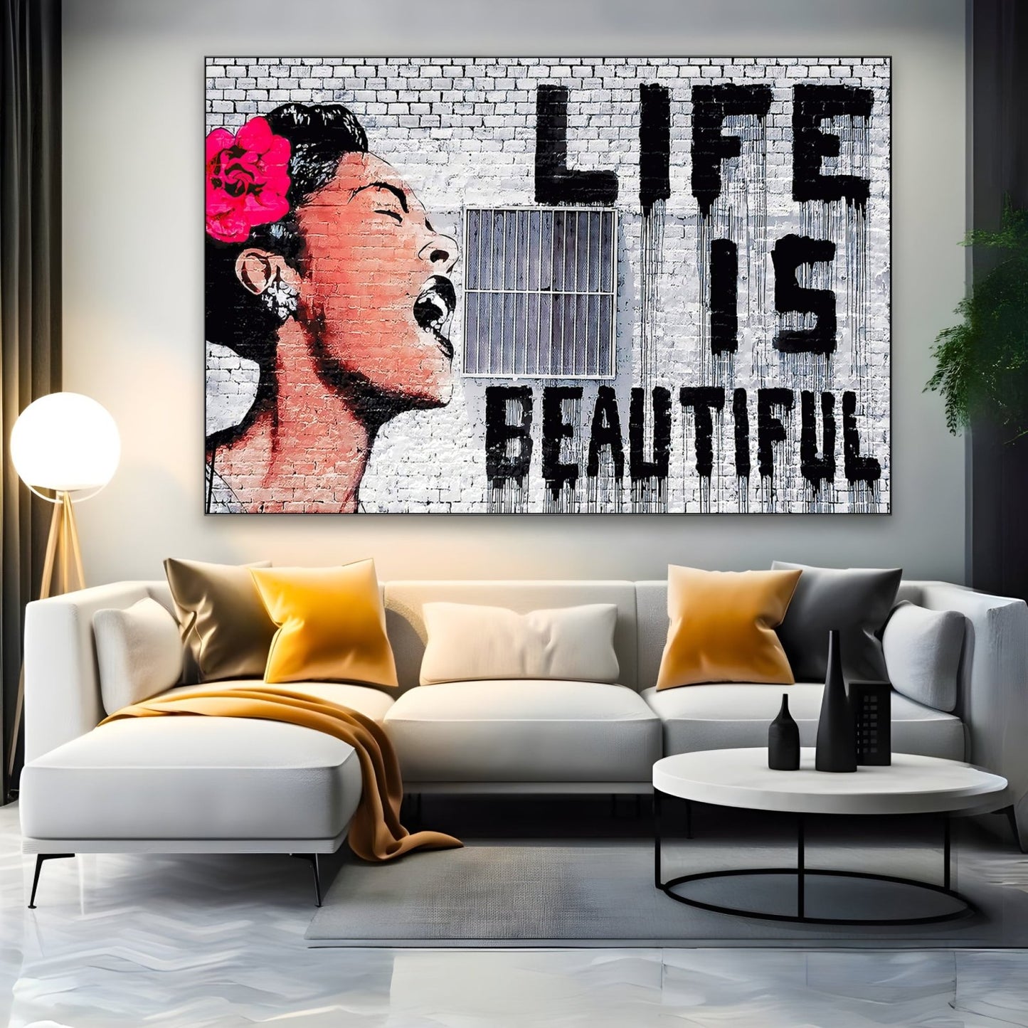 Livet er smukt, Banksy