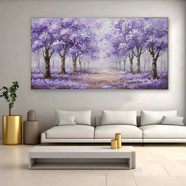 Quadro Stampa su Tela Lilla Melodia - CupidoDesign