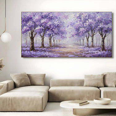 Quadro Stampa su Tela Lilla Melodia - CupidoDesign