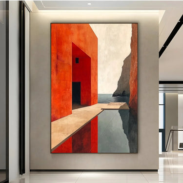 Quadro Stampa su Tela L'Incanto del Mare Rosso - CupidoDesign