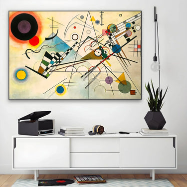 Quadro Stampa su Tela Composizione 8, Wassily Kandinsky - CupidoDesign
