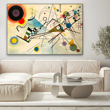 Quadro Stampa su Tela Composizione 8, Wassily Kandinsky - CupidoDesign