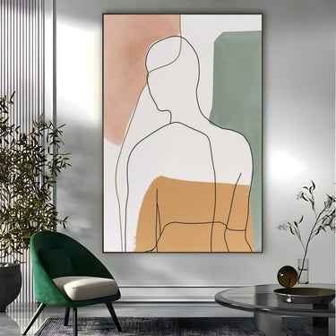 Quadro Stampa su Tela Linee essenziali - CupidoDesign