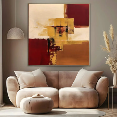 Quadro Stampa su Tela L'intensità del rosso - CupidoDesign