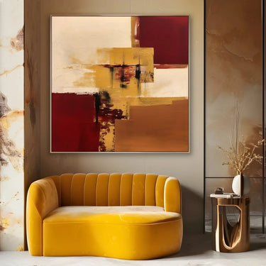 Quadro Stampa su Tela L'intensità del rosso - CupidoDesign