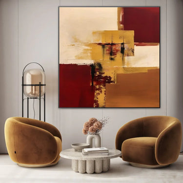 Quadro Stampa su Tela L'intensità del rosso - CupidoDesign