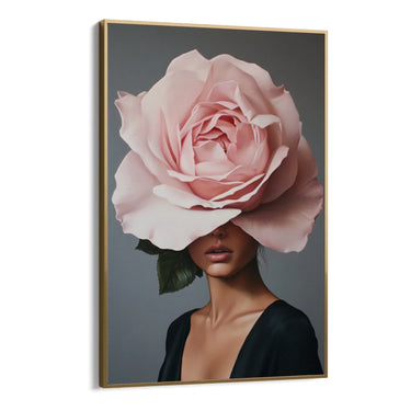Quadro Stampa su Tela Lo sguardo che sboccia - CupidoDesign