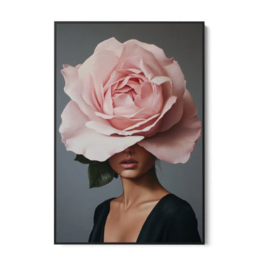 Quadro Stampa su Tela Lo sguardo che sboccia - CupidoDesign